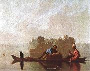 Bingham, George Caleb Fur Traders Going down the Missouri Spain oil painting reproduction